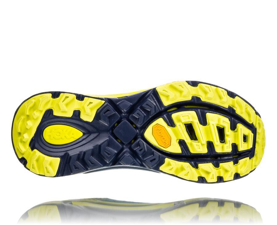 Hoka One One Spor Ayakkabı Erkek Mavi/Yeşil - Evo Mafate 2 - AC5601748